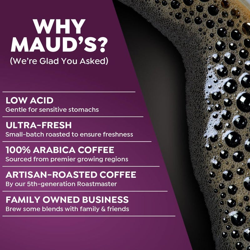 Maud's Super Flavored Coffee Pods Variety Pack, 80 ct, 16 Assorted Flavors, Medium Roast Flavored Coffee in Recyclable Single Serve Pods - 100% Arabica Beans, Compatible with Keurig K Cups Maker - Image 4